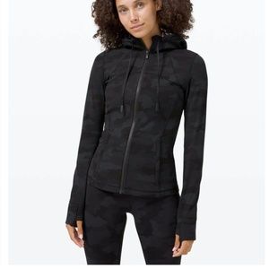 Lululemon | Black Camo Hooded Define Jacket
